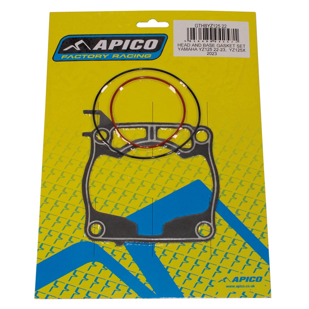 Apico Head and Base Gasket Set YAMAHA YZ125 22-23, YZ125X 2023