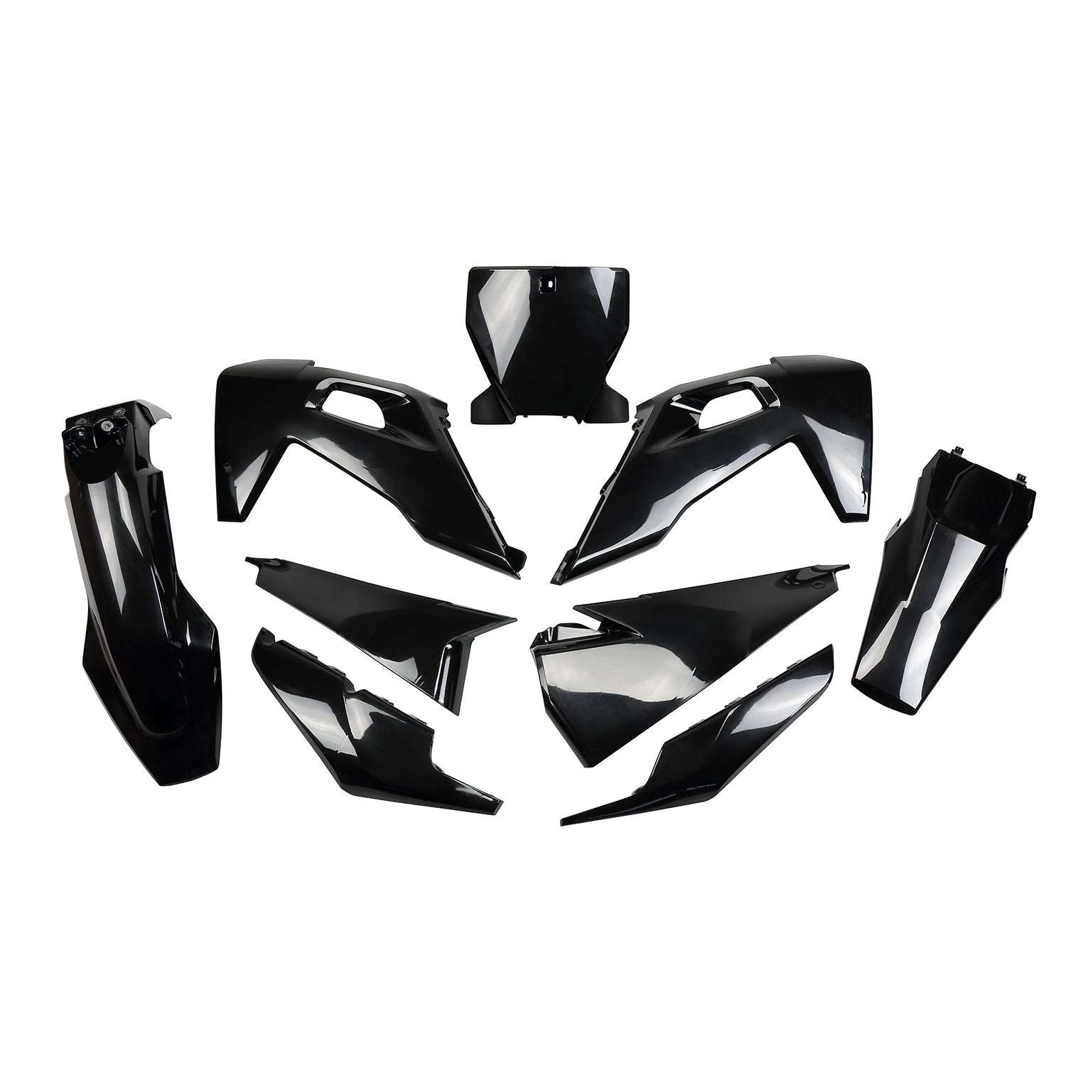 UFO Complete Body Kit (Black) Husqvarna TC125/250 FC250-450 19-22