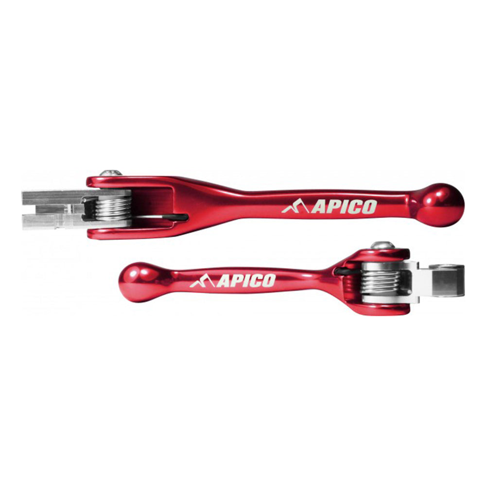 Apico Flexi Levers BETA RR125-300 13-23, 350-500 12-23, TM125-450 10-18 Red