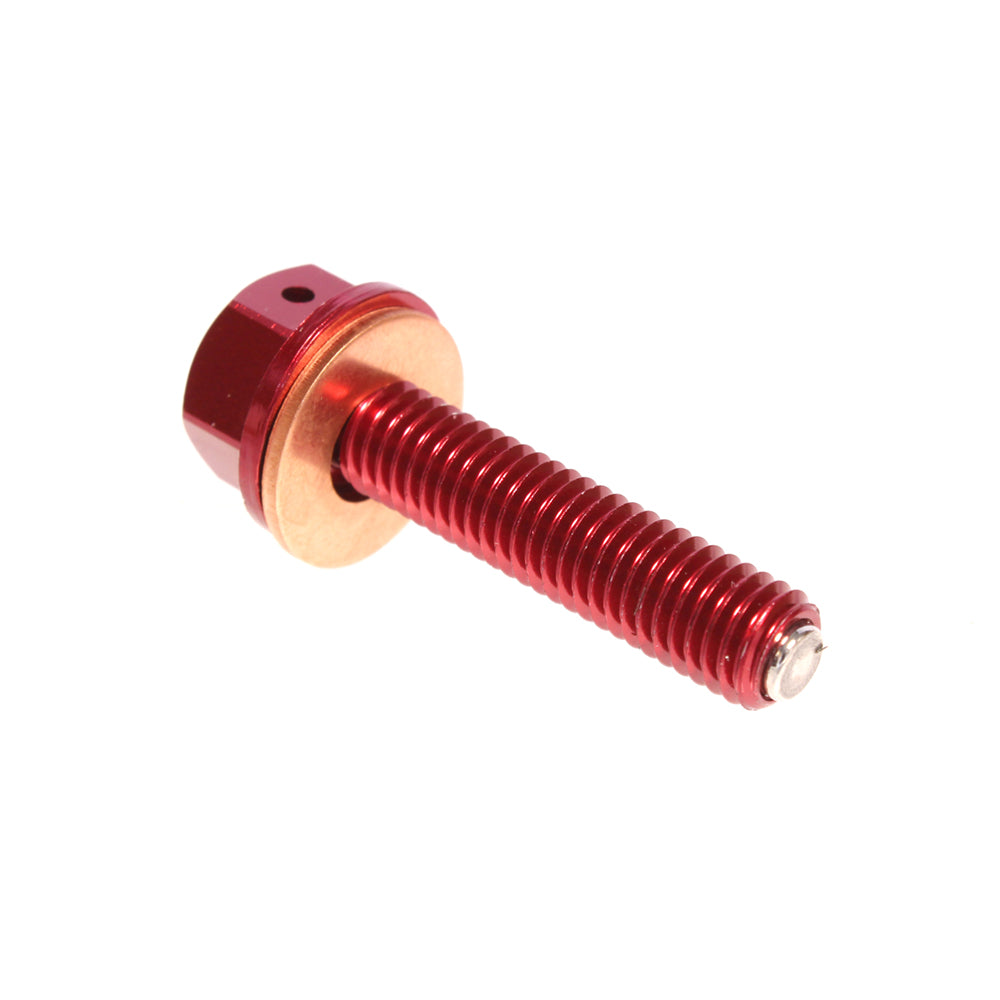 Apico Magnetic Sump Bolt HONDA CRF450R 02-08, CRF450X 05-17 Red